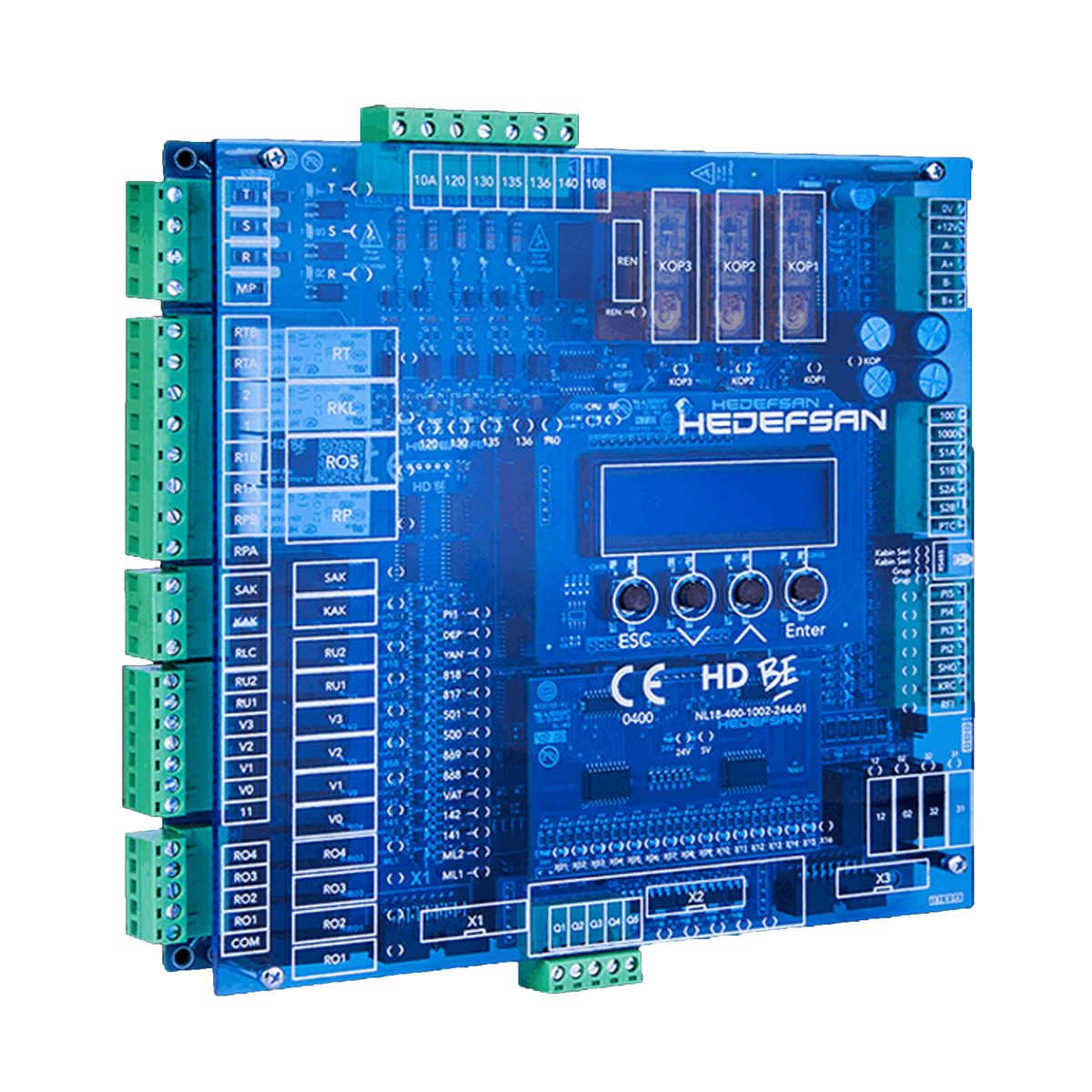 HD 200 XS Controller Board Hedefsan Parallel Controller